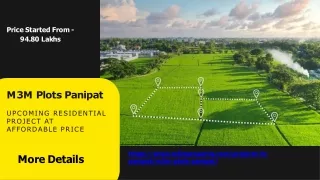 M3M Plots Panipat | Upcoming Residential Project at Affordable Price