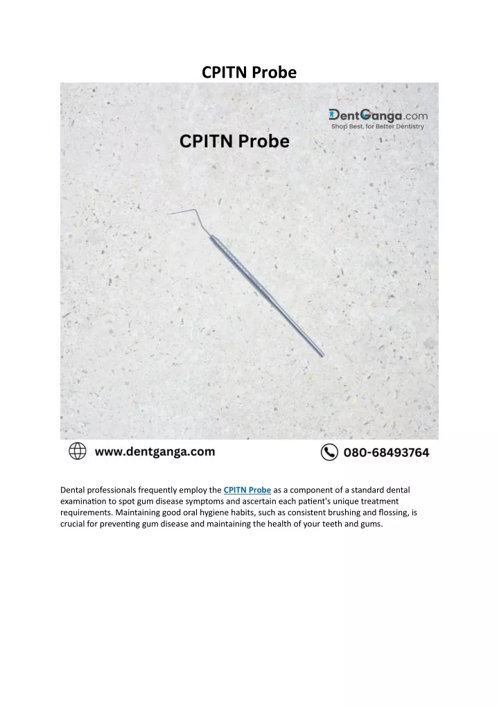 cpitn probe