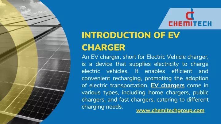 introduction of ev charger an ev charger short