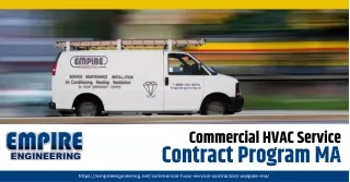 Keep Your Business Comfortable with Empire Engineering's Commercial HVAC Service Contract Program in MA!