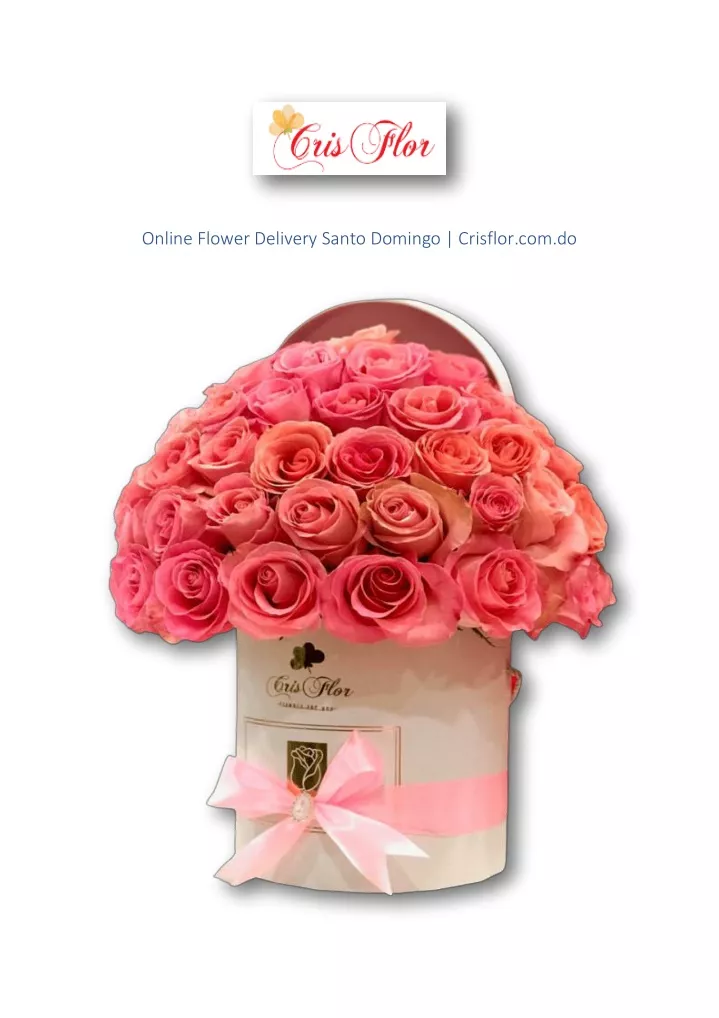 online flower delivery santo domingo crisflor