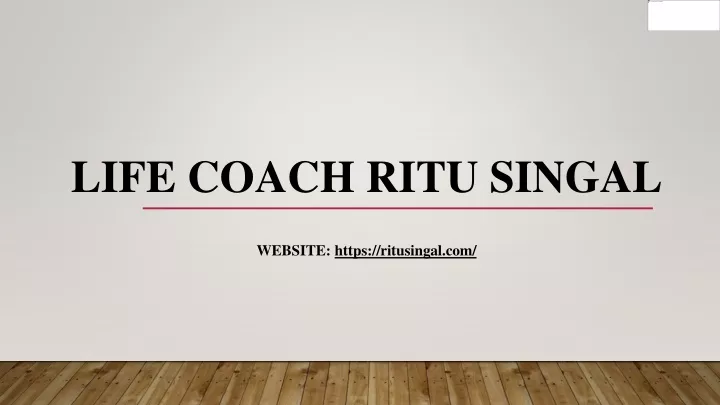 life coach ritu singal