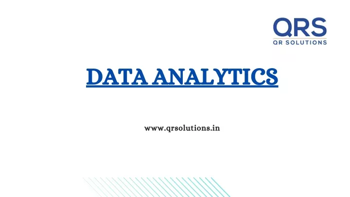 data analytics