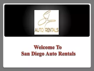 Best Car Rental San Diego - Sandiegoautorentals