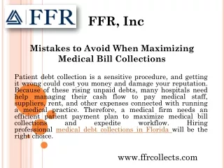 Student loan collections in California - FFR, Inc