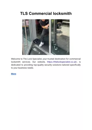tls commercial locksmith