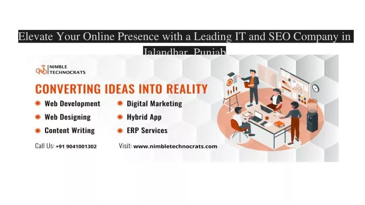 elevate your online presence with a leading it and seo company in jalandhar punjab