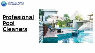 Professional Pool Cleaners | Cadillac Pools
