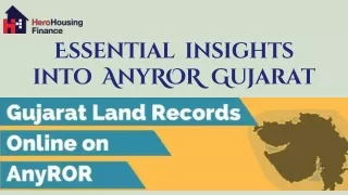 Understanding AnyROR Gujarat Your Essential Guide