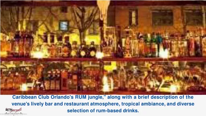 caribbean club orlando s rum jungle along with