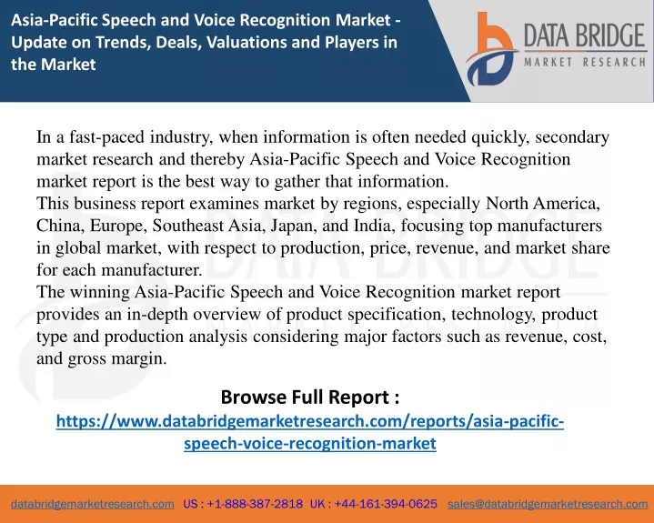 asia pacific speech and voice recognition market