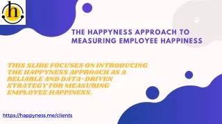 the happyness approach to measuring employee