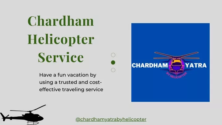 chardham helicopter service