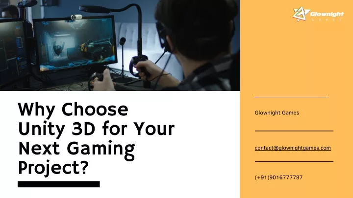 why choose unity 3d for your next gaming project