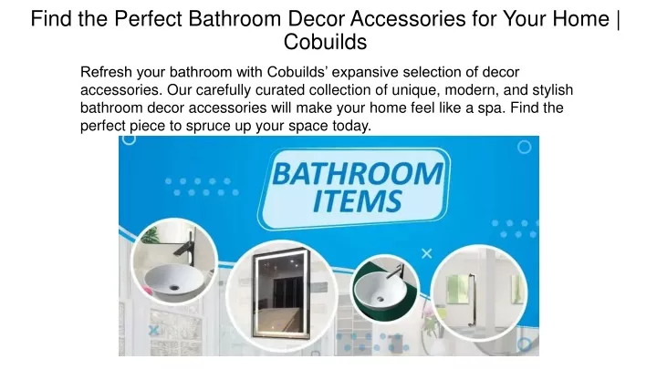 find the perfect bathroom decor accessories for your home cobuilds