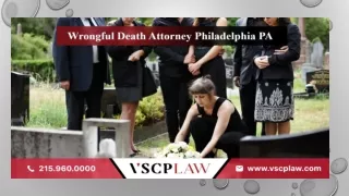 Top Wrongful Death Lawyer in Philadelphia | VSCP Law