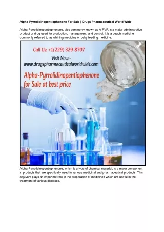 Alpha-Pyrrolidinopentiophenone For Sale