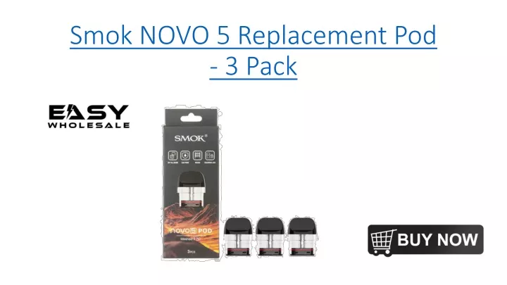 smok novo 5 replacement pod 3 pack