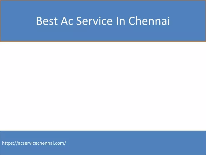 best ac service in chennai