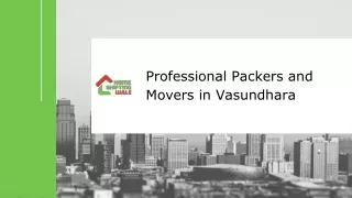 Packers and Movers in Vasundhara | HomeShiftingWale