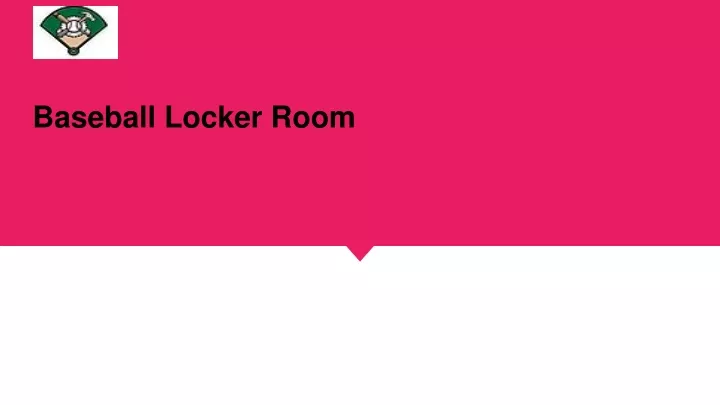 baseball locker room