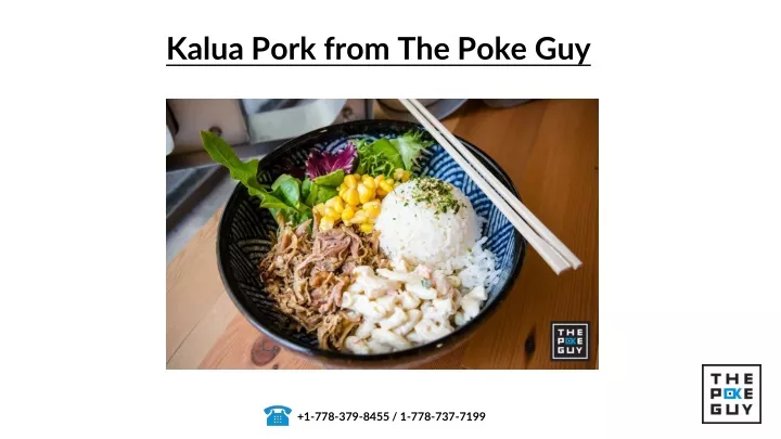 kalua pork from the poke guy