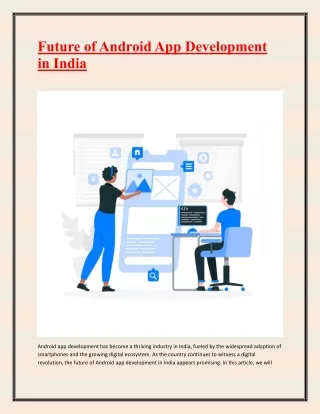 future of android app development in india