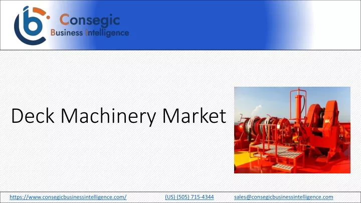 deck machinery market
