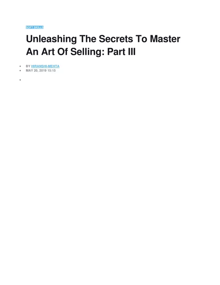 soft skills unleashing the secrets to master