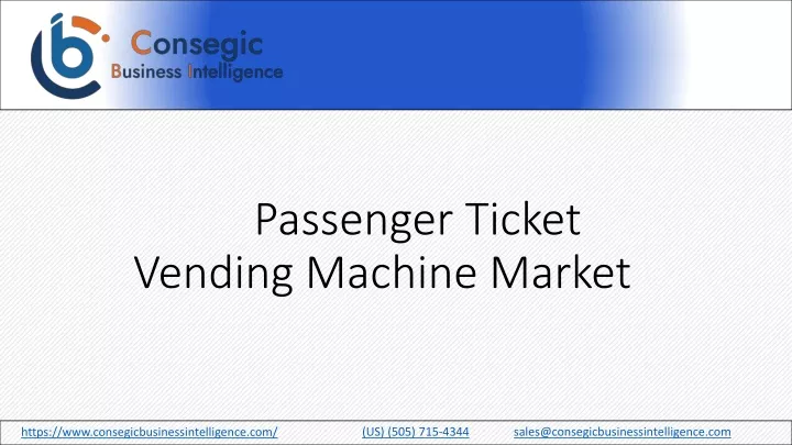 passenger ticket vending machine market