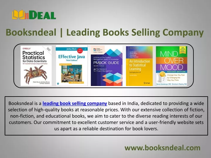 booksndeal leading books selling company