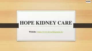 Hope Kidney Care- Nephrologist Near Me