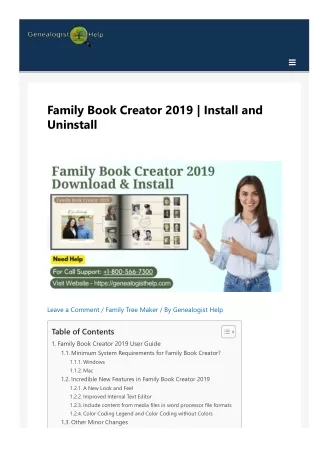 Family Book Creator 2019 Download and Install | Family Book Creator for Mac