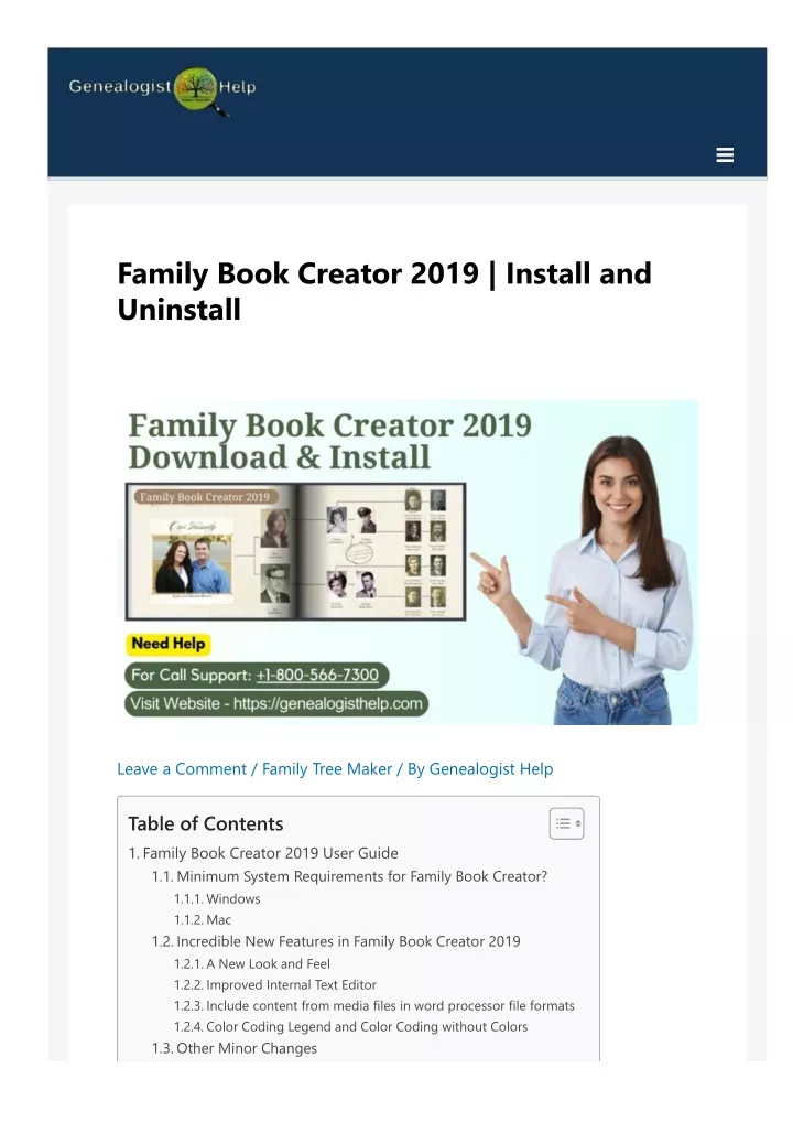 family book creator 2019 install and uninstall