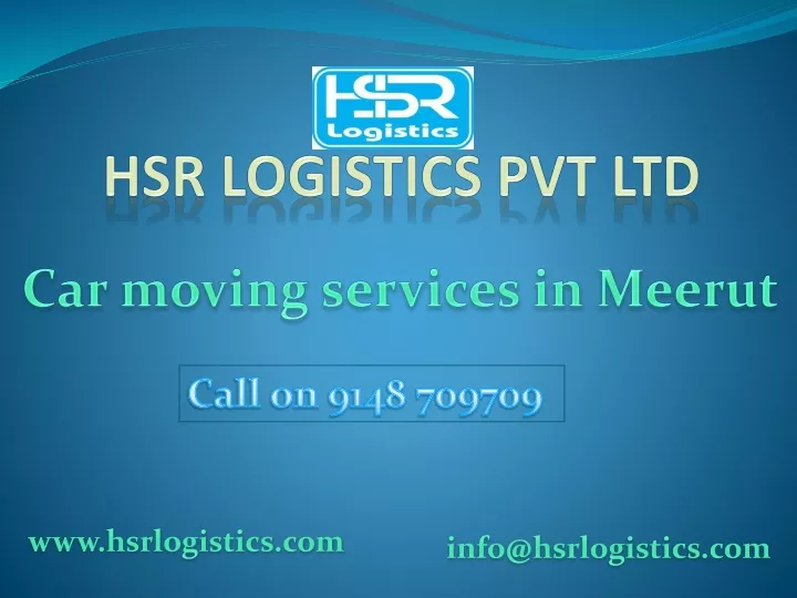 hsr logistics pvt ltd