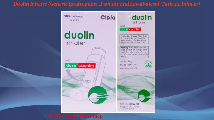 duolin inhaler generic ipratropium bromide