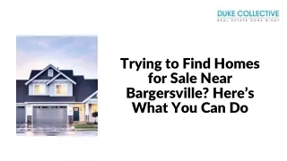Trying to Find Homes for Sale Near Bargersville Here’s What You Can Do! (1)