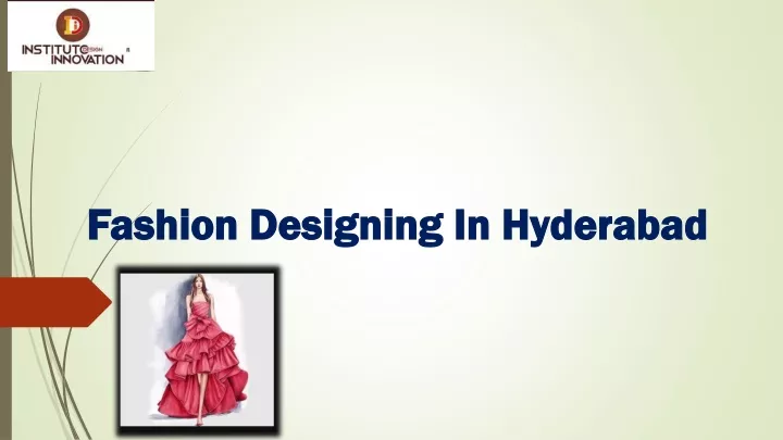 fashion designing in hyderabad