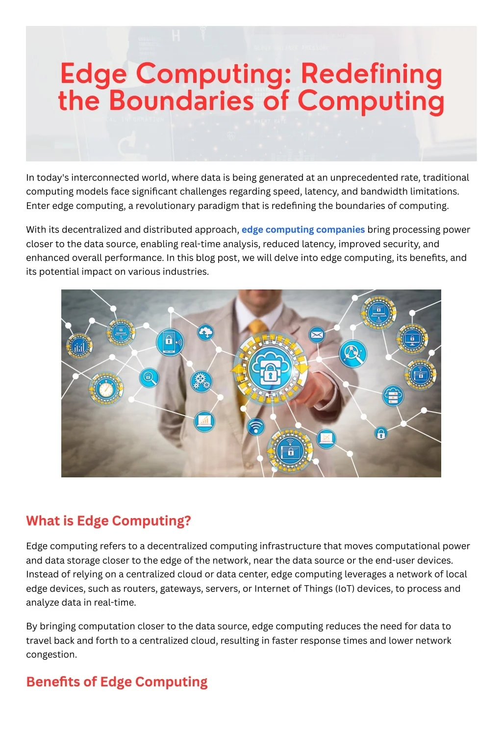 PPT - Edge Computing: Redefining the Boundaries of Computing PowerPoint ...