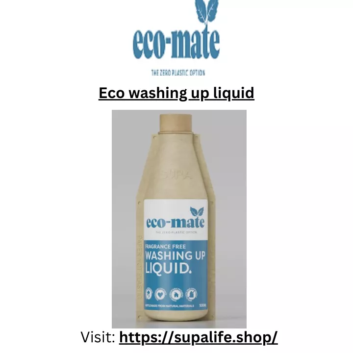 eco washing up liquid