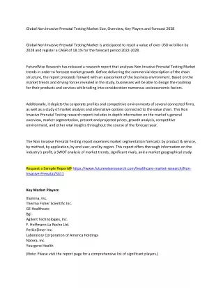 global non invasive prenatal testing market size