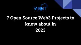 Top Open-Source Web3 Projects to know about in 2023
