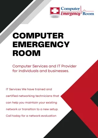 Computer Repair & IT Services | Computer Emergency Room