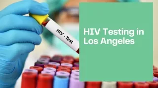 HIV Testing in Los Angele