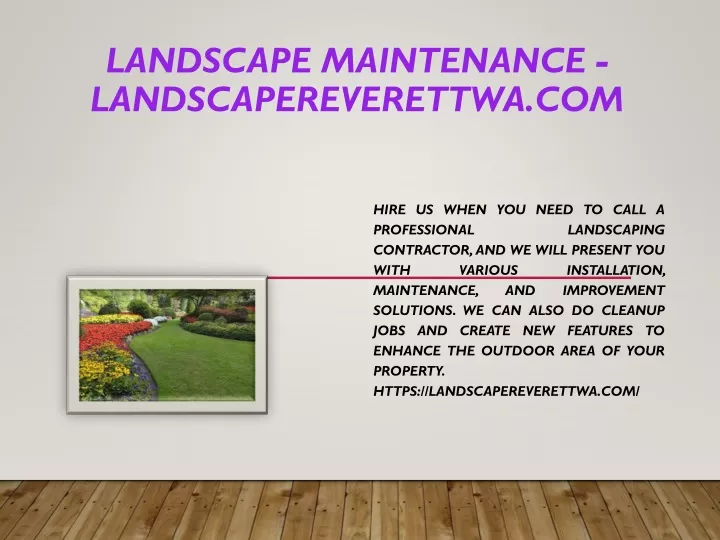 landscape maintenance landscapereverettwa com