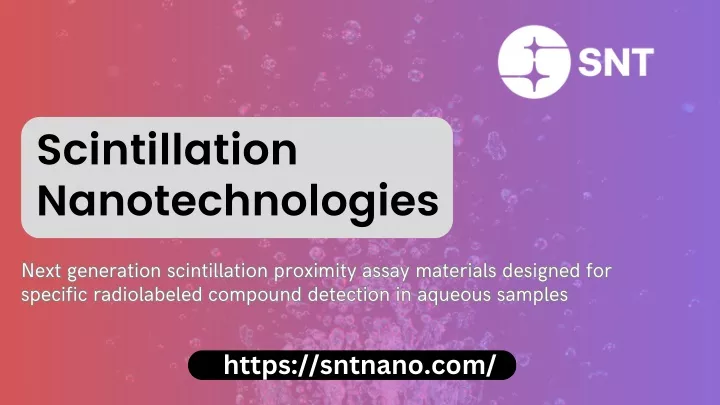 scintillation nanotechnologies