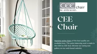 Elevate Your Interior Space with a Stylish Hanging Chair