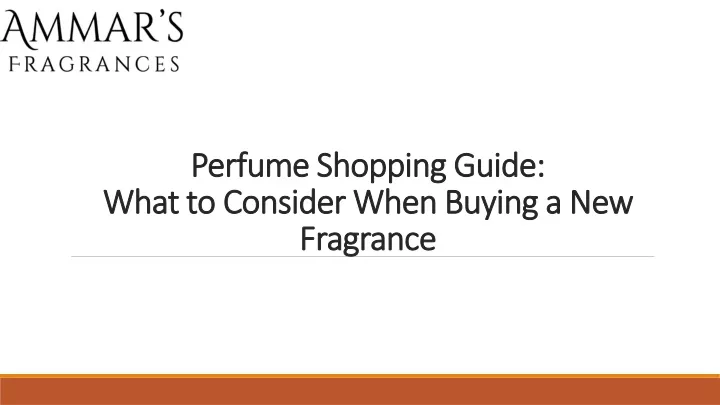 perfume perfume shopping guide shopping guide