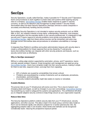 secops security operations usually called secops