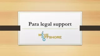 Para legal support
